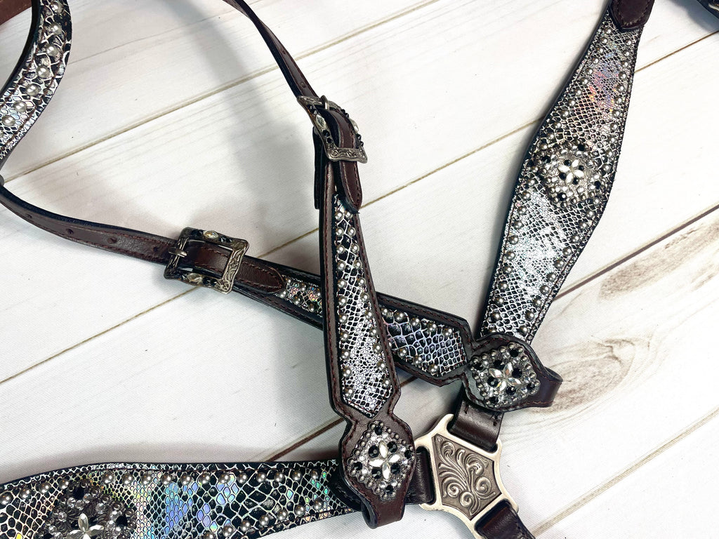 Iridescent Snake Skin Pattern Tack Set – Cowgirl Barn & Tack