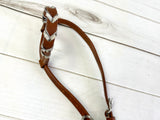 Cowhide Laced Leather One Ear Headstall