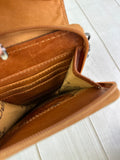 Western Carryall Cowhide and Leather Tooled Crossbody Wallet