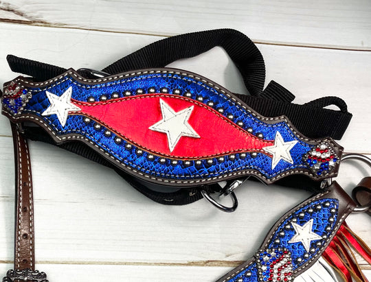 Patriotic America Bronc Halter