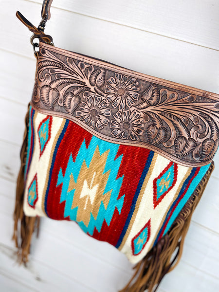 Deer Print Fringe Purse | Small Town Creations
