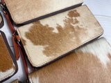 Tan Cowhide Leather Outer Wallet