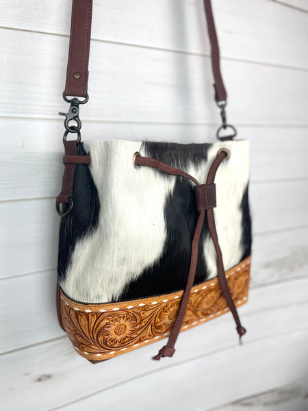 Braided Leather Fringe Hide Handle Bag – Cowgirl Barn & Tack